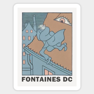 Fontaines DC • • Retro Fan Design Sticker